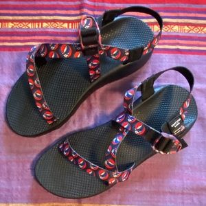 Women’s Chaco Grateful Dead Sandals, NWOT, Size 12